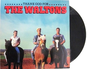 綺麗 良好★ 廃盤 LP レコード ★ 1988年 オリジナル盤 THE WALTONS / THANK GOD FOR THE WALTONS カウパンク ネオロカビリー サイコビリー