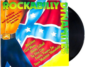 綺麗 良好★ 廃盤 LP レコード ★ 貴重 1981年盤!!! 超人気 ネオロカ TEDS コンピ ROCKBILLY-DYNAMITES ★ ネオロカビリー テディーボーイ