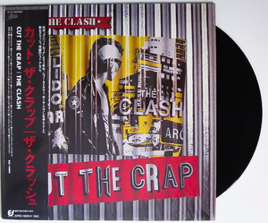 極美盤 綺麗 ★ 廃盤 LP レコード ★ 1985年 帯付き 日本盤 Epic 283P-698 ★ THE CLASH ザ・クラッシュ / CUT THE CRAP ★ 80's Punk