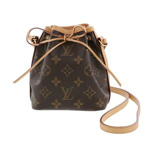 【水曜定休日・木曜発送】【中古】【RI】LOUIS VUITTON ルイヴィトン バッグ 巾着/バニティバッグ M41346 ブラウン モノグラム ナノ・ノエ