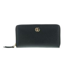 【お値下げ品】GUCCI グッチ 財布 長財布(小銭入有) 456117 Black Leather レザージップアラウンドウォレット_画像1