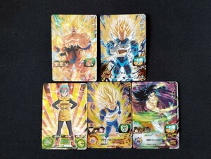 【未使用】スーパードラゴンボールヒーローズ　MM3-014 孫悟空、MM3-016 ベジータ＋ＳＲ3枚 ①　※MM3弾の別ＳＲカードへの変更も可能！