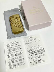 ケース付き Vivienne Westwood ヴィヴィアンウエストウッド オイルライター ゴールド（ソリッドブラス）