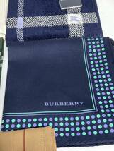 即決 未使用 Burberry バーバリー タオル ハンカチ 5枚セット まとめ　送料185円　ミニタオル_画像7