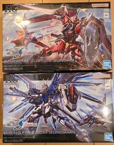 HG Rising freedom Gundam HGi motor ru Justy s Gundam не собран 2 шт. комплект gun pra Gundam SEED новый товар нераспечатанный 