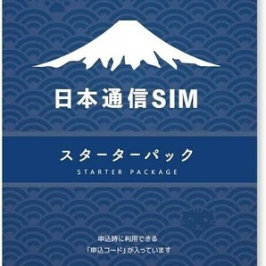 日本通信SIM スターターパック NT-ST2-P コード通知のみ 8月末期限の画像1