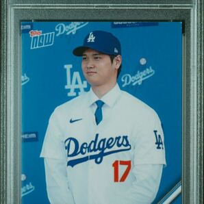 PSA10 大谷翔平 ドジャース入団会見記念 Topps now カード OS-23ドジャース移籍 shohei ohtani PSA鑑定済み dodgers の画像2