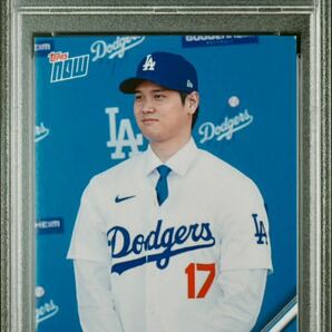 PSA10 大谷翔平 ドジャース入団会見記念 Topps now カード OS-23ドジャース移籍 shohei ohtani PSA鑑定済み dodgers の画像2