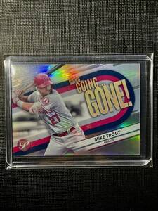 マイク・トラウト Topps pristine 2023 going going gone!インサートカード mike trout エンゼルス wbcアメリカ代表 大谷翔平元代表 