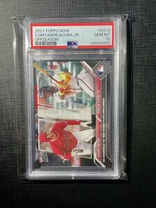 PSA10 Topps now 2023 大谷翔平 アクーニャjr MVP受賞記念カード OS-18 エンゼルス acuna jr ドジャース dual PSA鑑定済み 