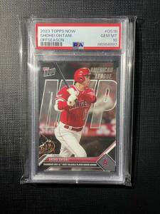 PSA10 大谷翔平 Topps now 2023 os16 MVP記念 shohei ohtani エンゼルス 現ドジャース gem mint PSA鑑定済み off season 16 dodgers 