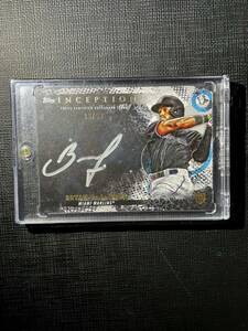 99枚限定 デラクルーズ 直筆サインカード 2022 topps inception baseball Bryan De La Cruz ブライアン・デラクルーズ autograph シリアル