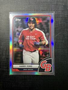 harry ford ハリー・フォード 2023 topps world baseball classic wbc マリナーズプロスペクト prospect イギリス代表