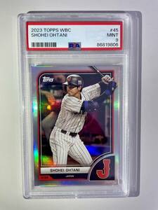 PSA鑑定済み 大谷翔平 wbc Topps world baseball classic 2023 shohei ohtani #45 侍ジャパン 日本代表 ドジャース mint 