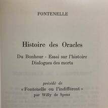 【仏語洋書】神託の歴史 Histoire des Oracles / ベルナール・フォントネル Bernard Fontenelle（著）_画像3