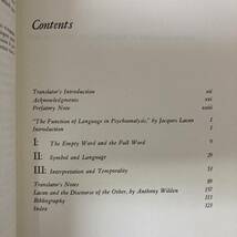 【英語洋書】SPEECH AND LANGUAGE IN PSYCHOANALYSIS / ジャック・ラカン（著）アンソニー・ワイルデン（訳註）【精神分析】_画像4