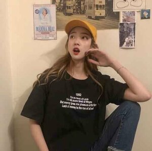 トップス Tシャツ レーディス ゆったり 韓国風 シンプル 少女 M ホワイト