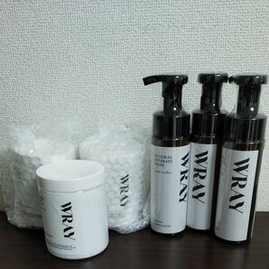 WRAY ナチュラルインティメイトウォッシュ　200ml　3本+エプソマグソルト　400ｇ3箱