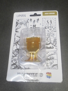  вскрыть не использовался meti com игрушка UNDEFEATED U-MAN KEYCHAIN GOLD CHROME