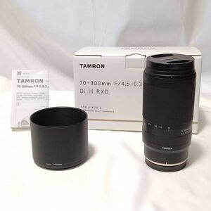 セール対象商品 ★☆ 使用感激少の特上品 ☆★ タムロン TAMRON 70-300mm F/4.5-6.3 Di III RXD A047 ニコンZ