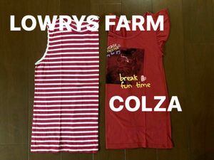 COLZA フレンチ袖　LOWRYS FARM ノースリーブ　［M］サイズ タンクトップ 