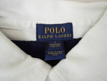 POLO RALPH LAUREN ポロ ラルフローレン 長袖ポロシャツ 7 130/64 キッズ Cotton100% Made in India_画像5