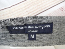 COMME des GARCONS HOMME コムデ ギャルソン オム パンツ M グレー HC-P018 AD2008 ポリエステル85% 毛15% 日本製_画像5