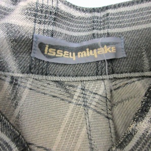 ISSEY MIYAKEイッセイミヤケ チェックシャツジャケット9 JS13505 綿50% レーヨン40% アセテート10% 日本製 PLEATS PLEASE プリーツプリーズの画像4