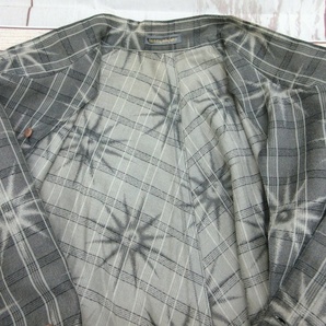 ISSEY MIYAKEイッセイミヤケ チェックシャツジャケット9 JS13505 綿50% レーヨン40% アセテート10% 日本製 PLEATS PLEASE プリーツプリーズの画像5