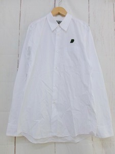 COMME des GARCONS HOMME DEUX コムデギャルソン オム ドゥ 長袖シャツ ホワイト 綿100% L DF-B017 AD2010