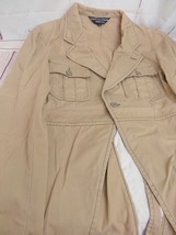 COMME des GARCONS HOMME PLUS コムデギャルソン オム プリュス 裏無しジャケット ベージュ 綿100% L PI-J111 AD2002_画像2