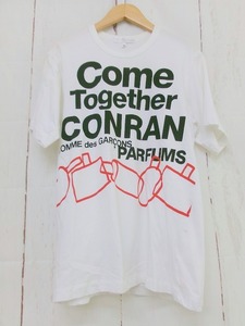 PARFUMS COMME des GARCONS パルファム コムデギャルソン 半袖Tシャツ M ホワイト 綿100%