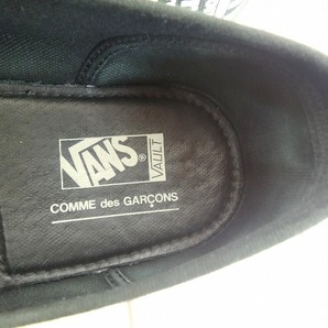 COMME des GARCONS×VANS コムデギャルソン×バンズ 総柄シューズ 靴 27cm 721278 ブラック スニーカーの画像7