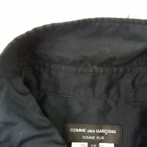 COMME des GARCONS HOMME PLUS コムデギャルソン オム プリュス ポケットデザインシャツ ブラック 綿100% XS PE-B007 AD2009の画像5