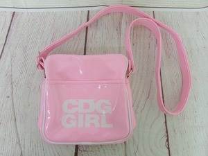 COMME des GARCONS GIRL コムデギャルソン ガール エナメルショルダーバッグ NQ-K002 ピンク ポリ塩化ビニル
