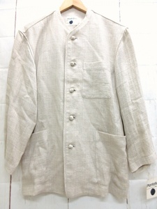 Plantation プランテーション リネンジャケット タグ付き M PL41-FD562 麻100% 日本製 ISSEY MIYAKE イッセイミヤケ