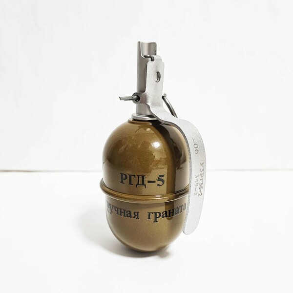 【Yes.Sir shop】 ロシア軍 ソ連軍　RGD-5 手榴弾 MGS グレネード アルミ合金製 グリーン 新品未使用