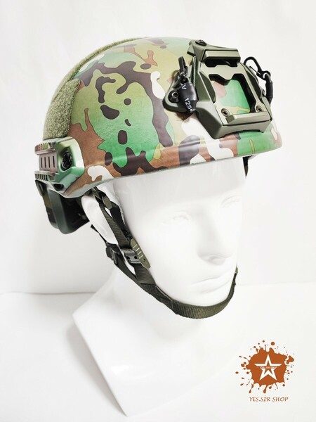 【Yes.Sir shop】 NIJ IIIA FAST SF 防弾ヘルメット マルチカム Lサイズ DEWBEST製 特注品