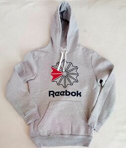 Reebok　 スウェットパーカー　メンズM 　グレー