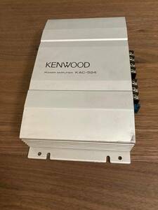 【動作確認】KENWOOD ケンウッド　2CH パワーアンプ　KAC‐524　美品 MADE IN JAPAN 