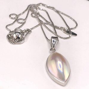 E04-39 TASAKI☆マベパールネックレス 4.4g K18WG ( タサキ 田崎 マベ Pearl necklace accessory jewelry )の画像1