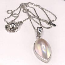 E04-39 TASAKI☆マベパールネックレス 4.4g K18WG ( タサキ 田崎 マベ Pearl necklace accessory jewelry )_画像1