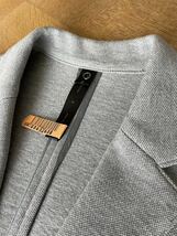 【新品未使用】wjk kanoko jersey jacket カノコジャージジャケット グレー サイズS テーラードジャケット_画像5