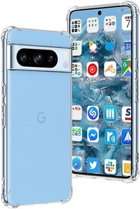 『全面保護』Google Pixel 8 Pro 用のケース ピクセル8プロ 用の保護カバー 薄型 TPU材質 『四隅がエアクッシ