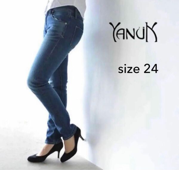 人気商品！！定番☆ YANUK リラックスドスリム デニムパンツ KAY 24