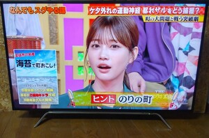 東芝 TOSHIBA 4K REGZA 50Z810X 50型 液晶 TV ２０１８年製 3チューナー W録画 タイムシフト Netflix YouTube スカパー対応【希少美品Neo】