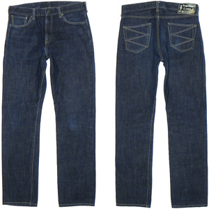 ROUGH AND RUGGED EDGE DENIM $7574 No.013316 児島産セルビッチデニムパンツ 赤耳ストレートジーンズ 3 ラフアンドラゲット エッジデニム