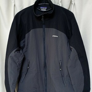 パタゴニア ライトジャケット ブラック/グレー サイズS アウトドア ウェア 古着の画像1