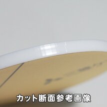 白 アクリル 5mm厚 円形 直径 10cm 10個セット_画像3