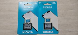 KIOXIA キオクシア マイクロSDカード 128GB 2個 東芝 EXCERIA microSDXC